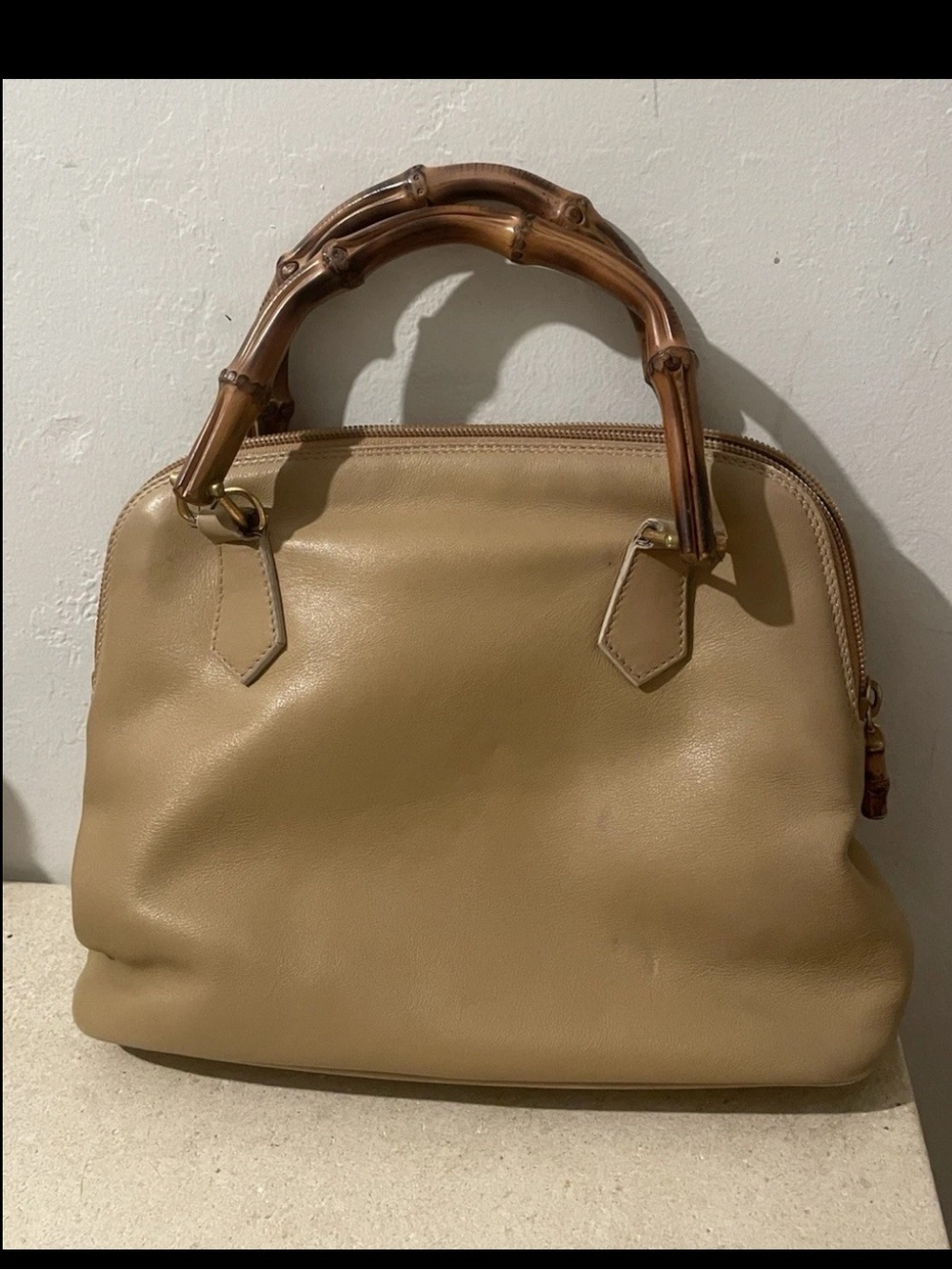 Gucci, 90s, Tom Ford Era Bamboo-Handle dome stachel